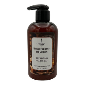 Cleansing Hand Soap - Butterscotch Bourbon - Lavender Ridge Farms