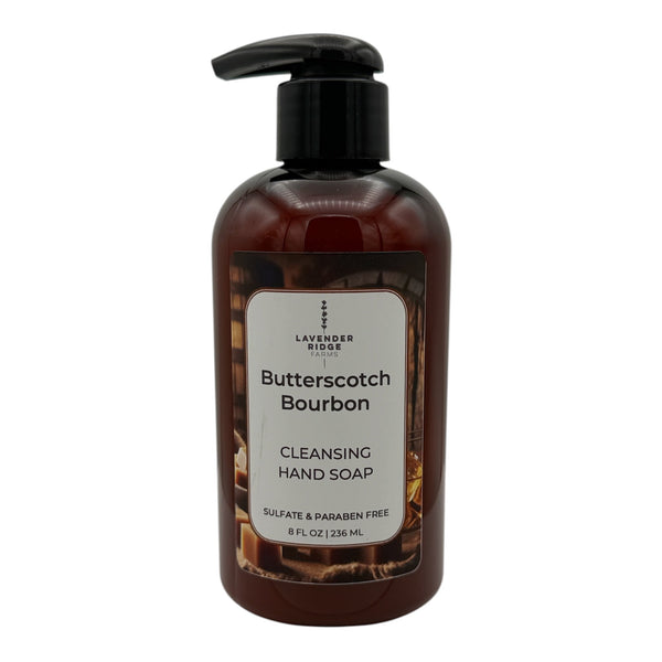 Cleansing Hand Soap - Butterscotch Bourbon - Lavender Ridge Farms
