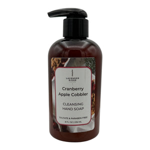 Cleansing Hand Soap - Cranberry Apple Cobbler - Lavender Ridge Farms