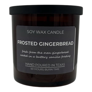 Frosted Gingerbread Soy Wax Candle - Lavender Ridge Farms