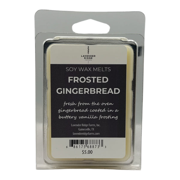 Frosted Gingerbread Soy Wax Melts - Lavender Ridge Farms