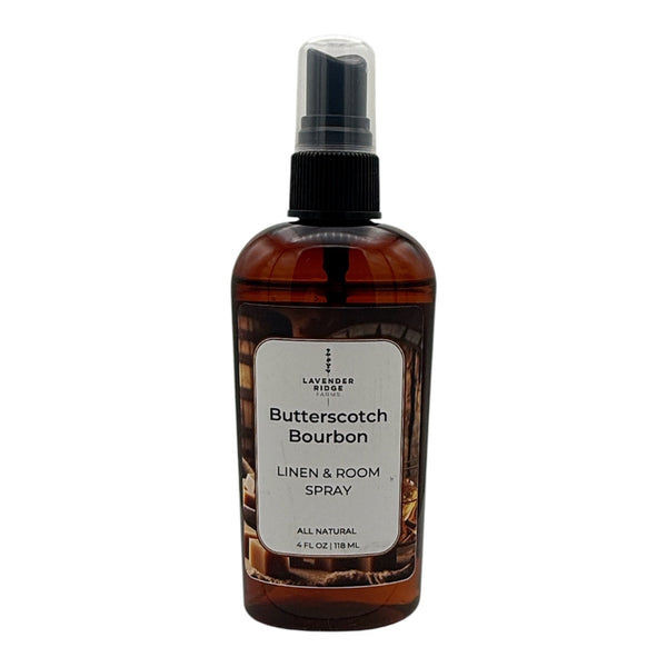 Linen & Room Spray - Butterscotch Bourbon - Lavender Ridge Farms
