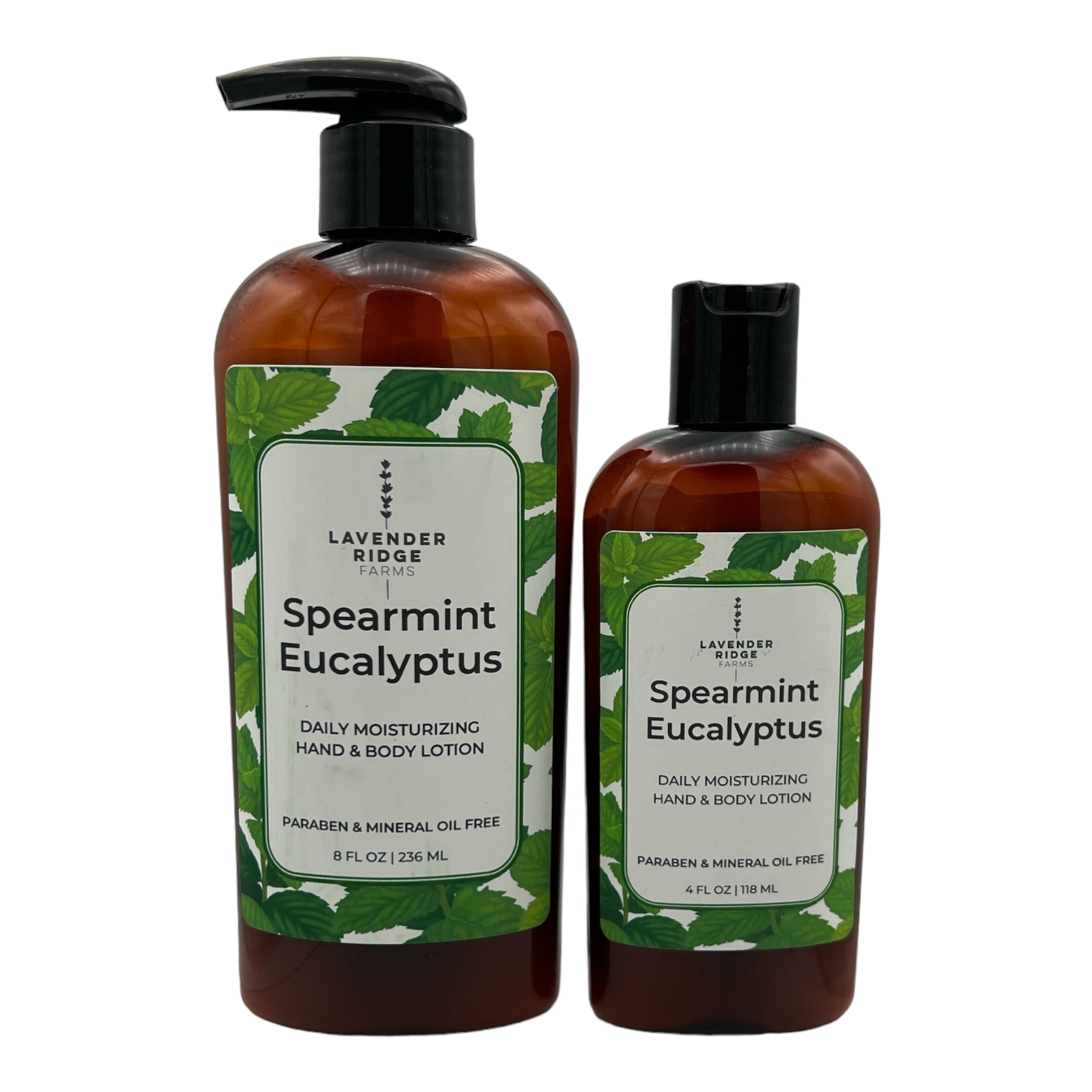 Lotion - Spearmint Eucalytus Hand & Body – Lavender Ridge Farms