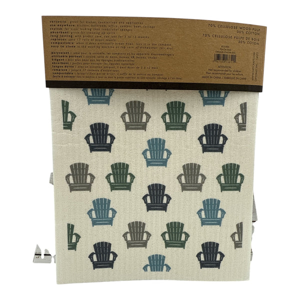 Reusable Dish Cloth - Lake Theme (Set of 2) - Lavender Ridge Farms