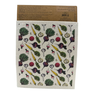 Reusable Dish Cloth - Root Vegetables (Set of 2) - Lavender Ridge Farms