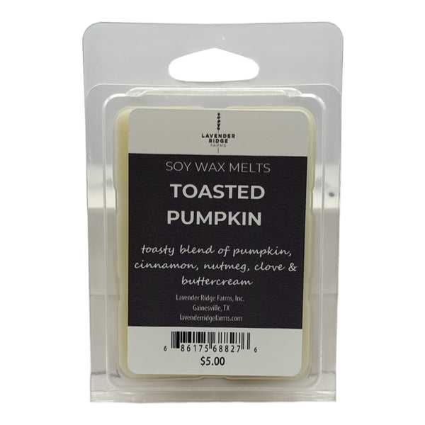 Toasted Pumpkin Soy Wax Melts - Lavender Ridge Farms