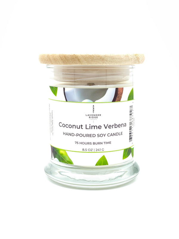 Coconut Lime Verbena Soy Wax Candle