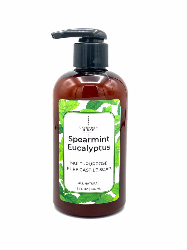 Castile All Purpose/Hand Soap - Spearmint Eucalyptus