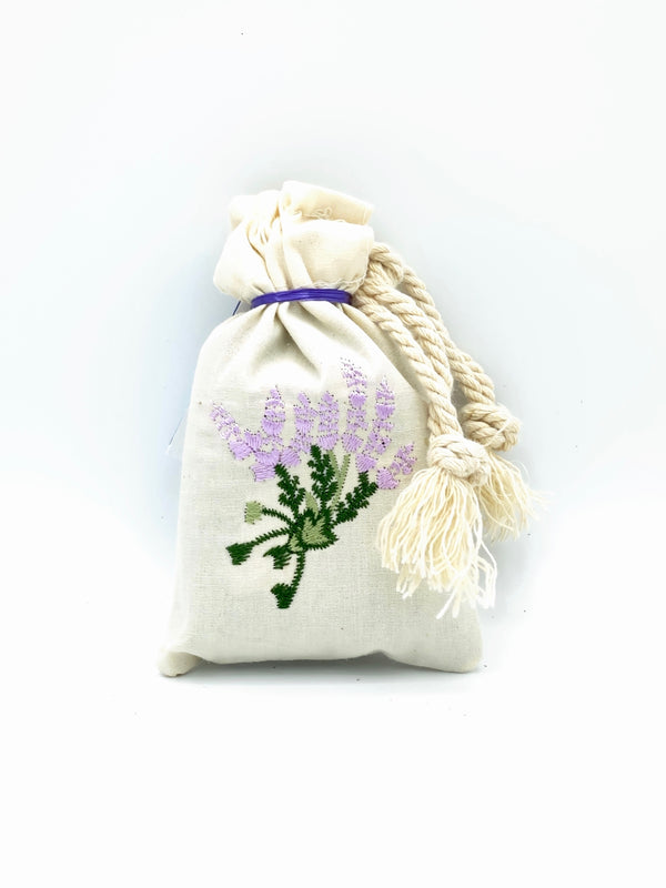 Sachet - Embroidered Lavender